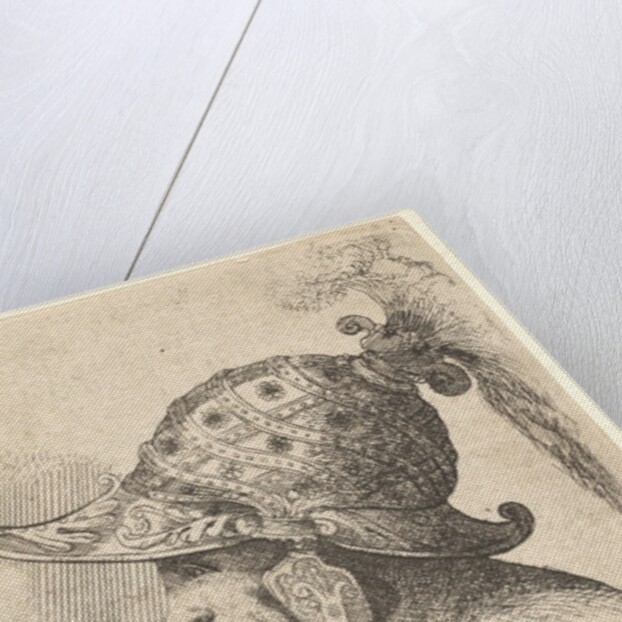 Helmeted head, 1662-78 by Francis Place