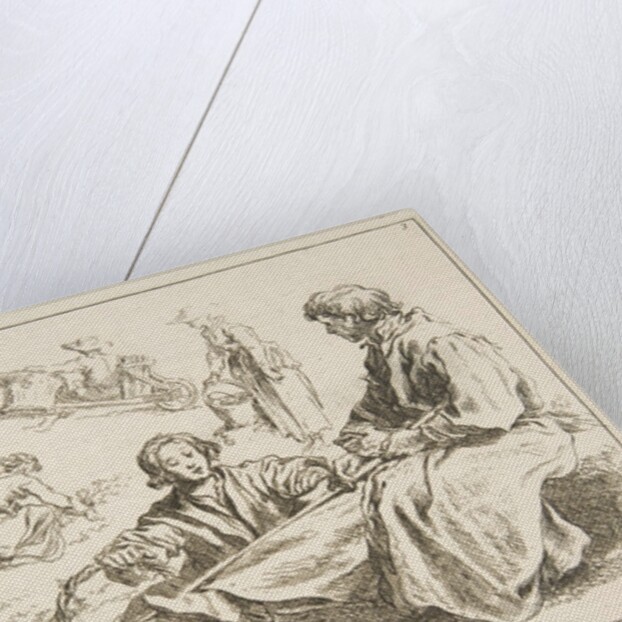 Sheet of Sketches, 1753 by Francois Boucher