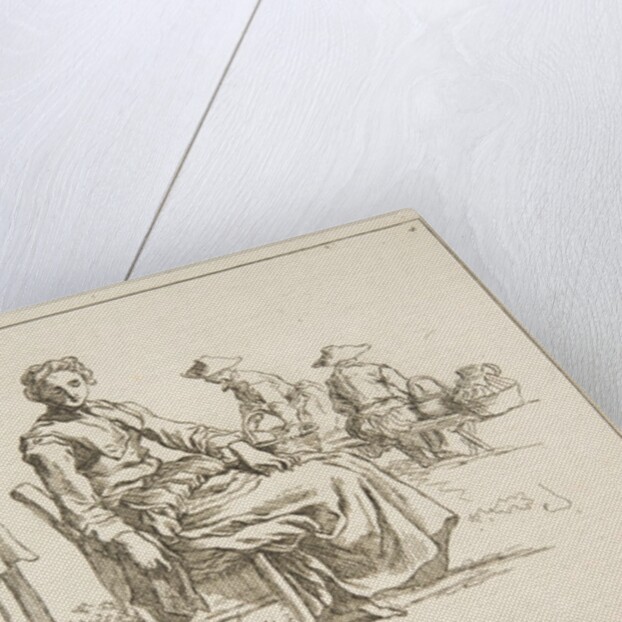 Sheet of Sketches, 1753 by Francois Boucher