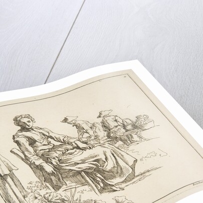 Sheet of Sketches, 1753 by Francois Boucher