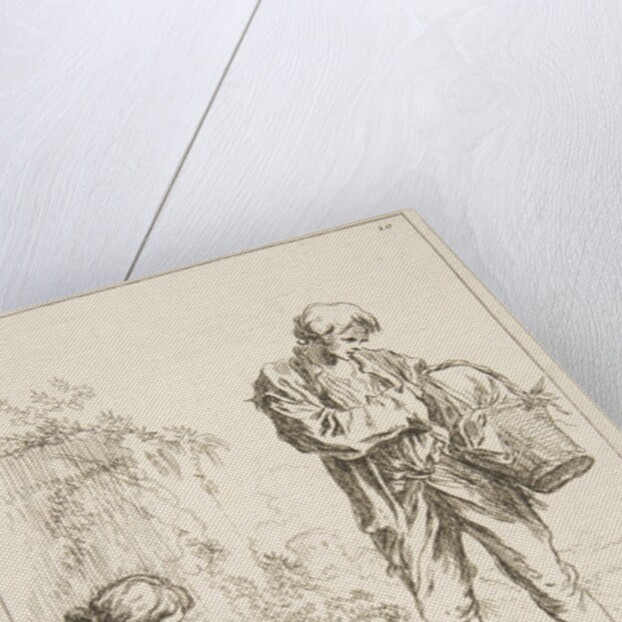 Sheet of Sketches, 1753 by Francois Boucher