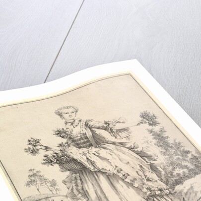 Flower Girl, 18th century by Francois Boucher