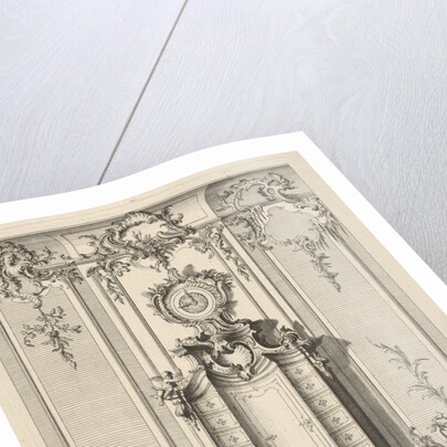 Wall Elevation with a Secretaire, from 'Schreibtische', ca. 1748-70 by Franz Xavier Habermann