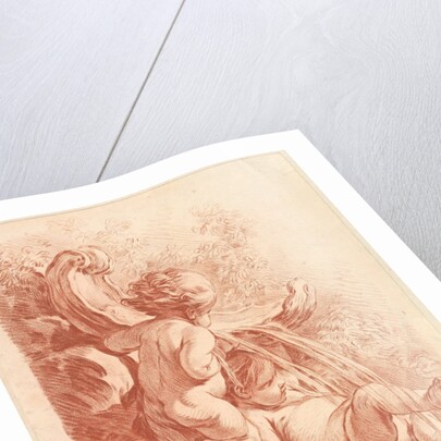 Fountain with Two Cupids, ca. 1773 by Gilles Demarteau