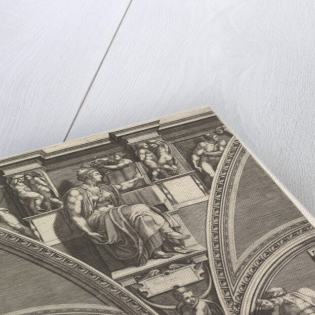 The Eritrean Sibyl; from the series of Prophets and Sibyls in the Sistine Chapel, 1570-75 by Giorgio Ghisi