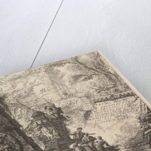 Frontispiece: Prima Parte di Architetture,e Prospettive, Rome, ca. 1750 by Giovanni Battista Piranesi