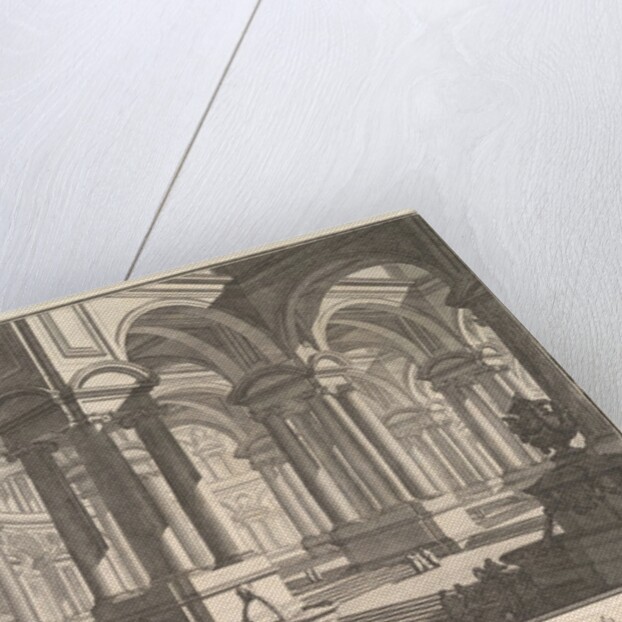 Stairways adorned by magnificient architecture . . by Giovanni Battista Piranesi