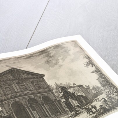 View of the Basilica of San Sebastiano fuori delle mura [St. Sebastian ouside the Wall…, ca. 1750 by Giovanni Battista Piranesi