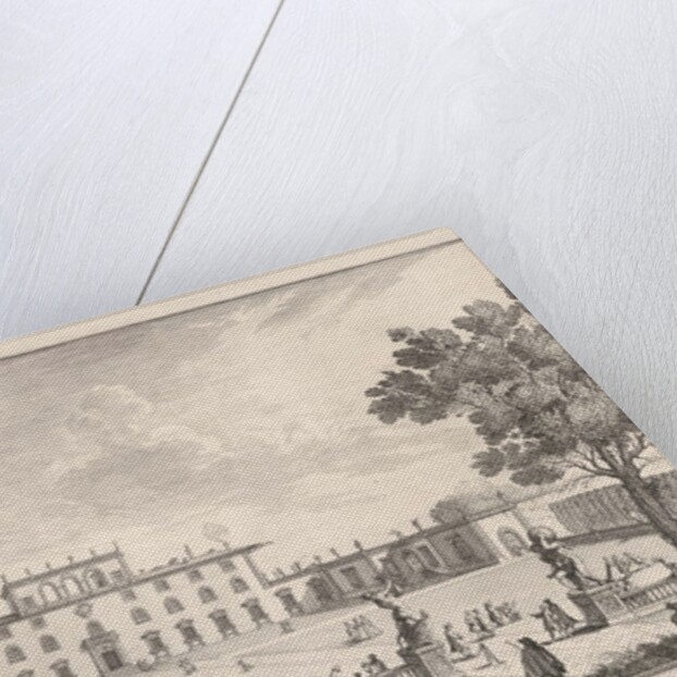 The Royal Villa called il Poggio Imperiale, view…, 1744 by Giuseppe Zocchi