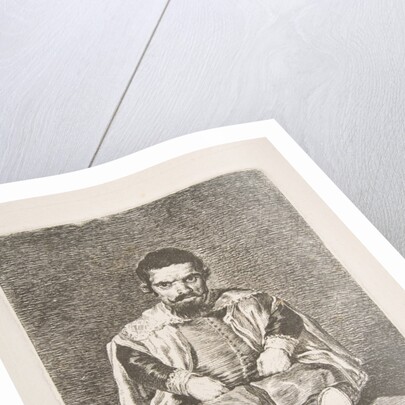 A dwarf known as 'El Primo' after Diego Velázquez, 1778 by Francisco Goya