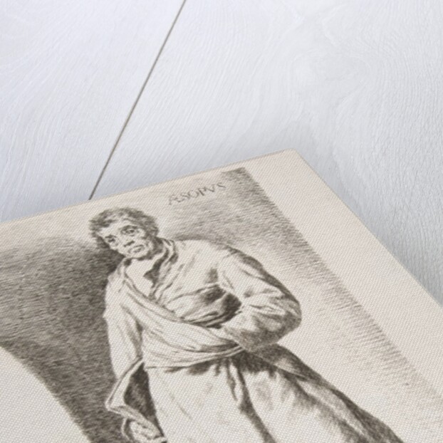 Aesop, from Etchings after Velazquez, 1778 by Francisco Goya