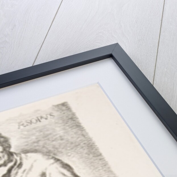 Aesop, from Etchings after Velazquez, 1778 by Francisco Goya