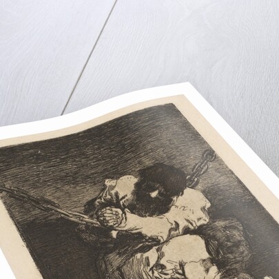 The custody is as barbarous as the crime, ca. 1815 by Francisco Goya