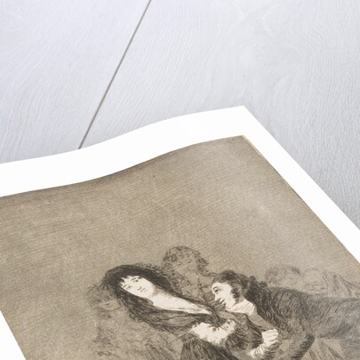 Plate 27 from 'Los Caprichos':Which of them is the more overcome?, 1799 by Francisco Goya