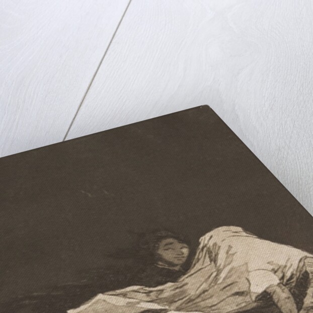 Plate 36 from 'Los Caprichos: A bad night, ca. 1797-98 by Francisco Goya