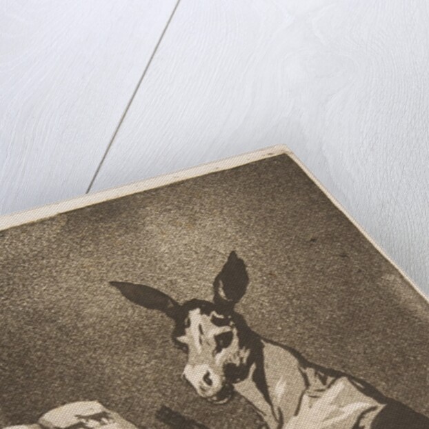 Plate 39 from 'Los Caprichos': And so was his grandfather., 1799 by Francisco Goya