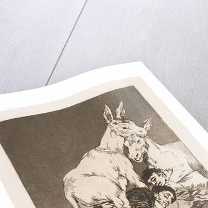 Plate 42 from 'Los Caprichos': Thou who canst not, 1799 by Francisco Goya