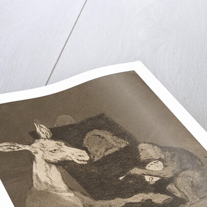 Plate 41 from 'Los Caprichos': Neither more nor less, 1799 by Francisco Goya