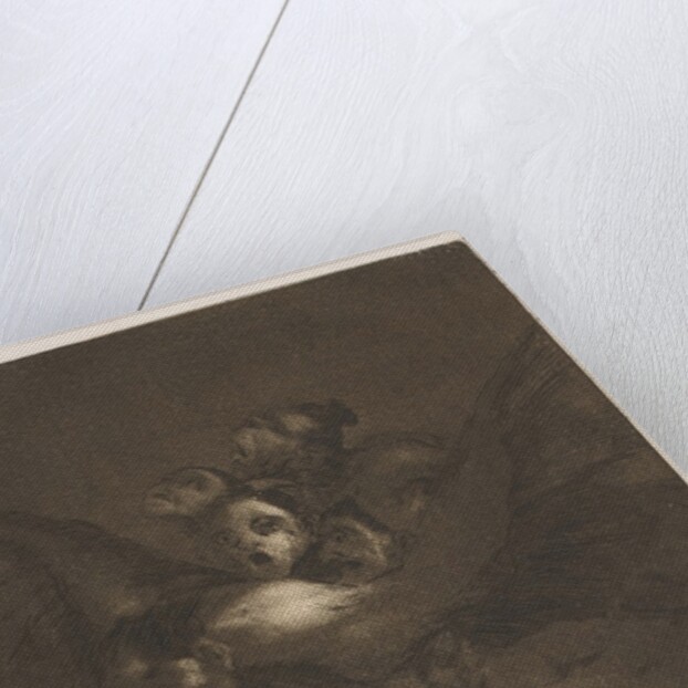 Bon Voyage, from The Caprices, plate 64, 1799 by Francisco Goya