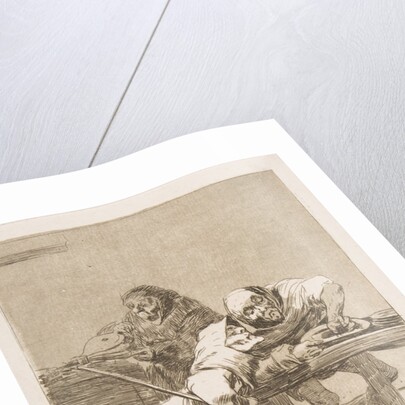 Plate 78 from 'Los Caprichos': Be quick, they are waking up, 1799 by Francisco Goya