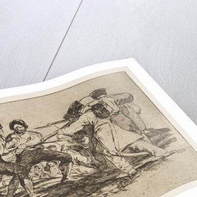 Plate 2 from 'The Disasters of War': 'Rightl…, 1810 by Francisco Goya