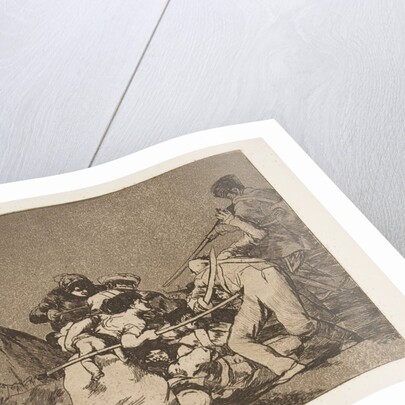 Plate 5 from 'The Disasters of War': 'And t…, 1810 by Francisco Goya