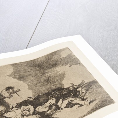 Plate 12 from 'The Disasters of War': 'This …, 1810 by Francisco Goya