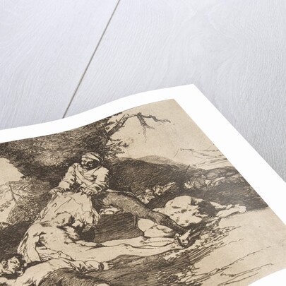 Plate 16 from 'The Disasters of War': 'They …, 1810 by Francisco Goya