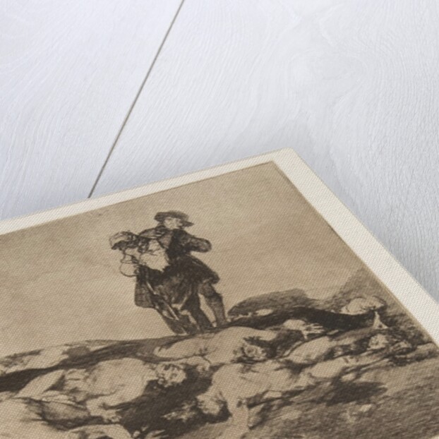 Plate18 from 'The Disasters of War': 'Bury…, 1810-20, published 1863 by Francisco Goya