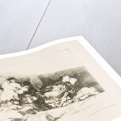 Plate 25 from 'The Disasters of War': 'These too. by Francisco Goya