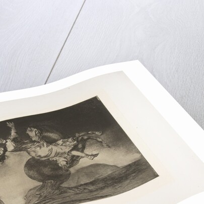 Plate 10 from the 'Disparates': The horse abductor, ca. 1816-23 by Francisco Goya