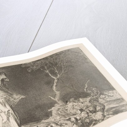 Plate 2 from the 'Disparates': Folly of Fear, ca. 1816-23 by Francisco Goya