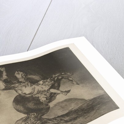 Plate 10 from the 'Disparates': The horse abductor , ca. 1816-23 by Francisco Goya