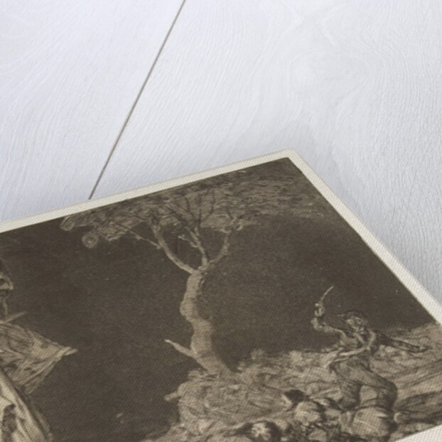 Plate 2 from the 'Disparates': Folly of Fear, ca. 1816-23 by Francisco Goya