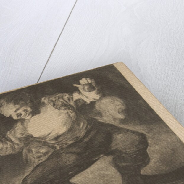 Plate 4 from the 'Disparates': Simpleton, ca. 1816-23 by Francisco Goya