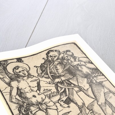 Martyrdom of St. Sebastian with Two Crossbow Men by Hans Baldung