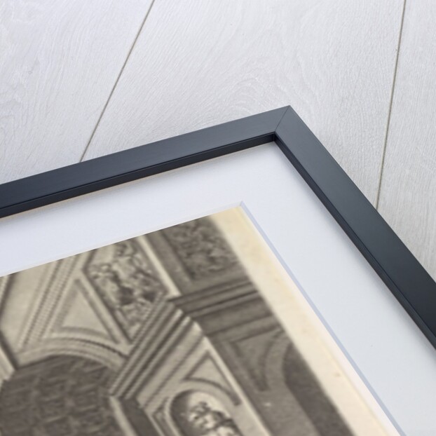 Perspective view of the interior of a hall, with cross-vault decorated with grot…, Published 1601 by Johannes van Doetecum I/Lucas van Doetecum