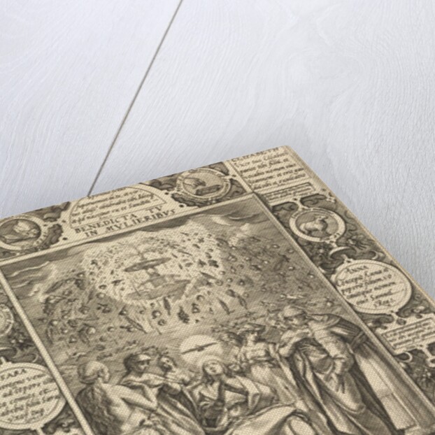 Benedicta tu in Mulieribus, from Christian and Profane Allegories by Hendrik Goltzius