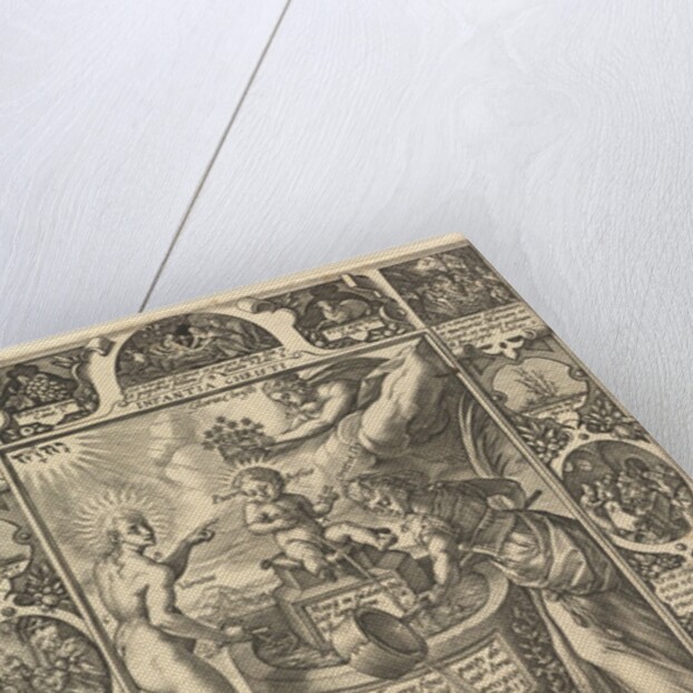 The Infant Christ, from Allegorical Scenes on the Life of Christ, from Christian and Profane A… by Hendrik Goltzius