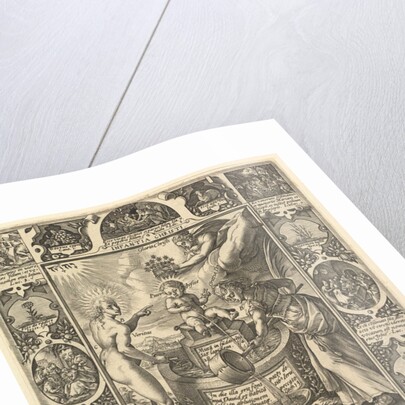The Infant Christ, from Allegorical Scenes on the Life of Christ, from Christian and Profane A… by Hendrik Goltzius