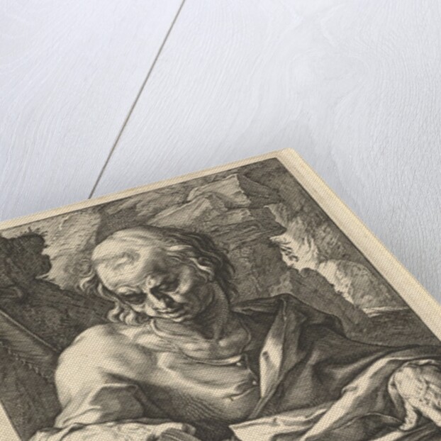 St. Simon, from Christ, the Apostles and St. Paul with the Creed, ca. 1589 by Hendrik Goltzius