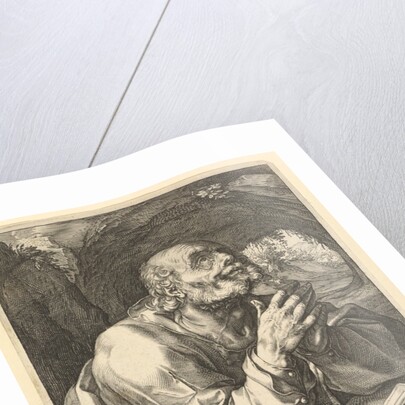 St. Peter, from Christ, the Apostles and St. Paul with the Creed, 1589 by Hendrik Goltzius