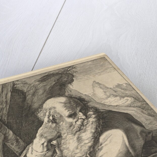 St. Andrew, from Christ, the Apostles and St. Paul with the Creed, ca. 1589 by Hendrik Goltzius