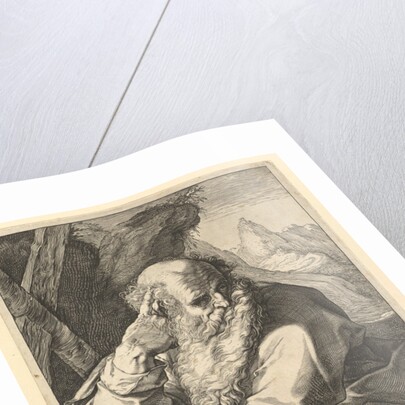 St. Andrew, from Christ, the Apostles and St. Paul with the Creed, ca. 1589 by Hendrik Goltzius