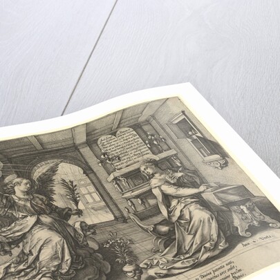 Annunciation, 1594 by Hendrik Goltzius