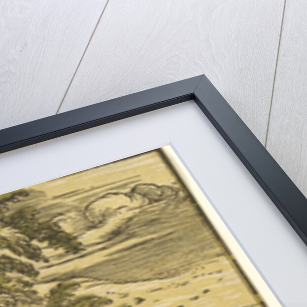 Landscape with Seated Couple, after 1595 by Hendrik Goltzius