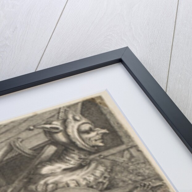 Two Fools Dancing from Two and Three Fools of the Carnival, 1642 by Hendrick Hondius I