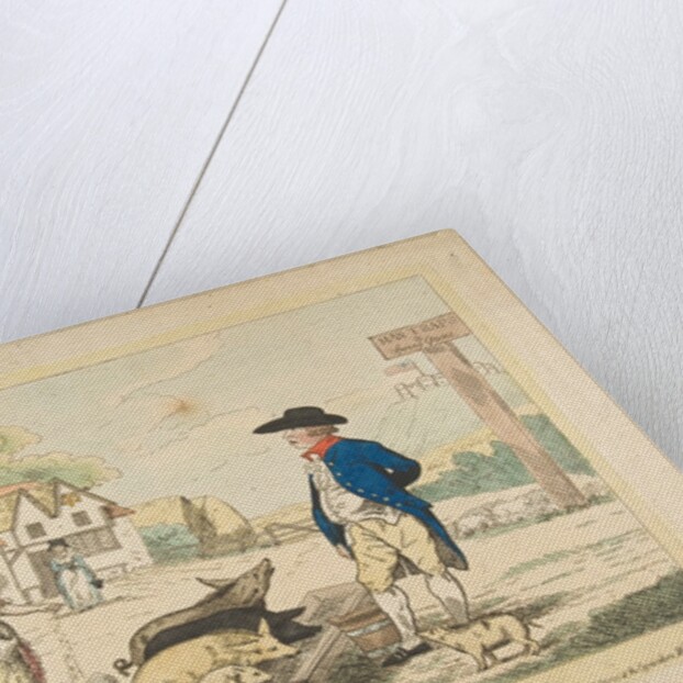 The Farm Yard, April 29, 1786 by Henry Kingsbury (attributed to)