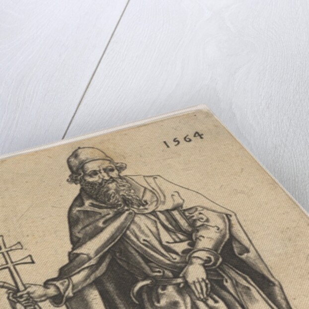 Saint Anthony, 1564 by Hieronymous Wierix/Jan Wierix