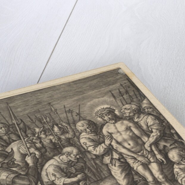 The Preparation of the Cross, before 1619 by Hieronymous Wierix